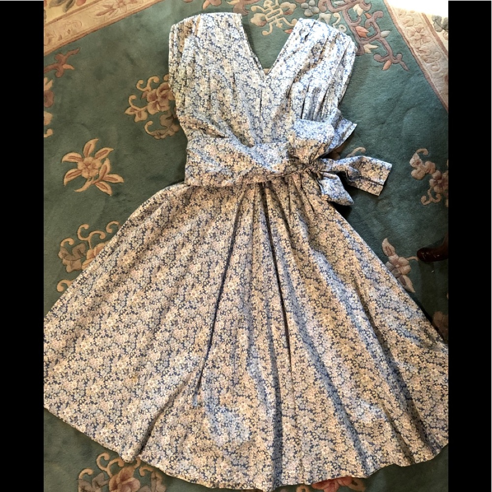 Sleeveless Cotton Print Summer Dress
